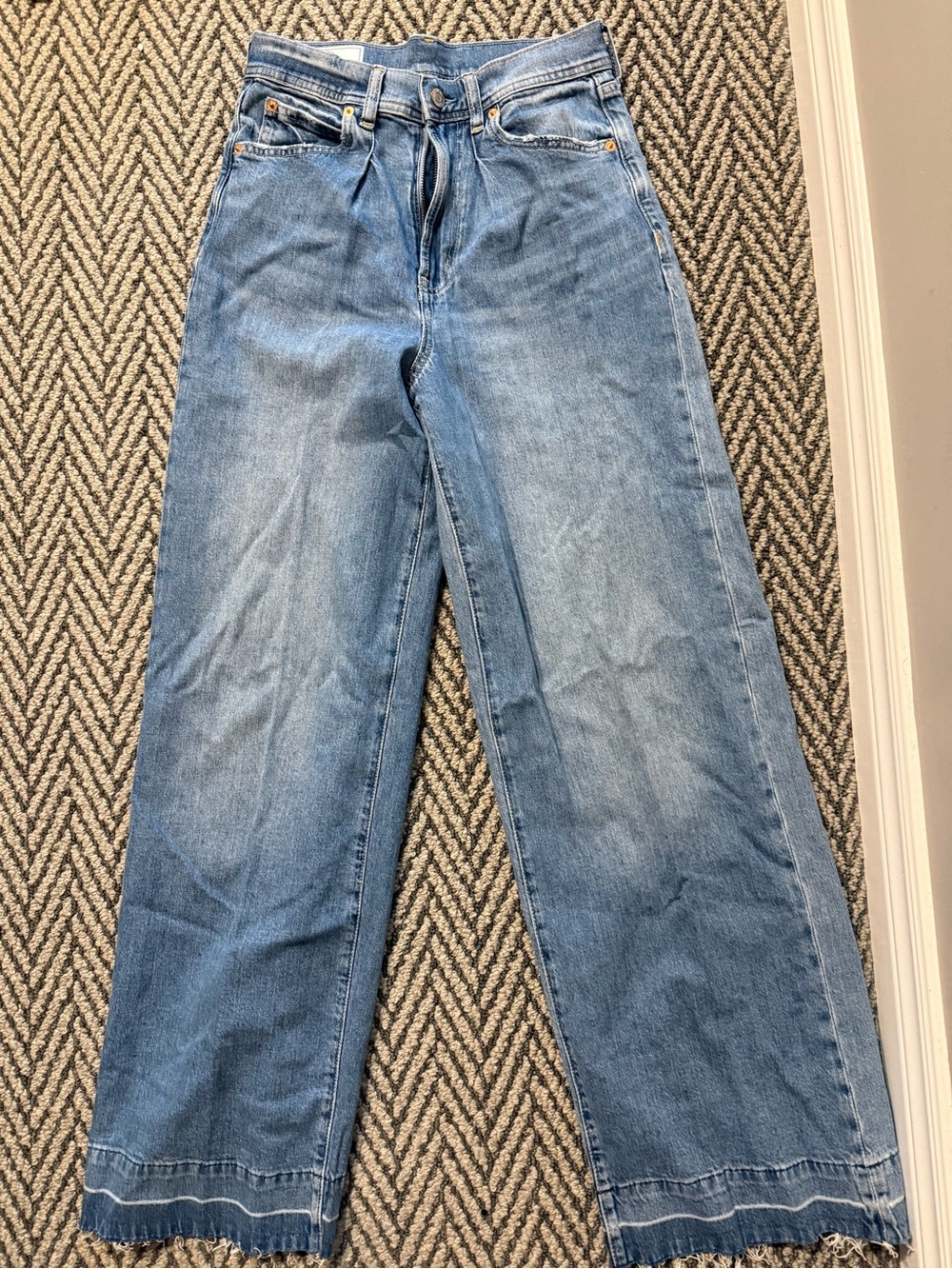 Light Blue Wide Leg Women’s Jeans (trouser)